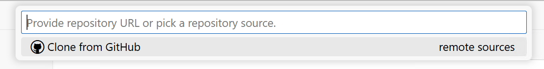 Clone from GitHub